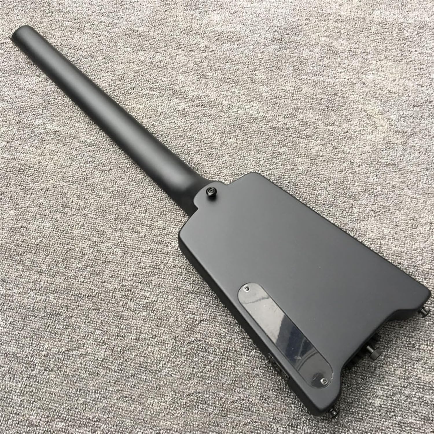 Matte Headless 6 String Electric Guitar Basswood Body Portable Metal Music Travel Musical Instrument Professional Headless Guitar (Color : 01)