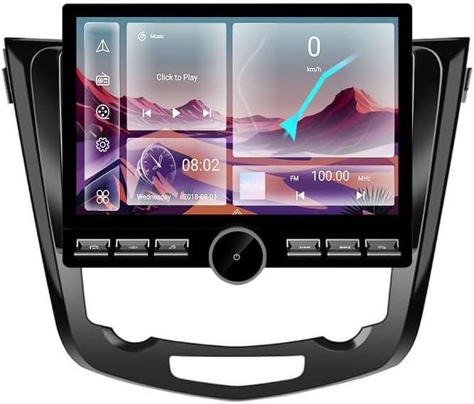 4+64GB for Nissan Rogue X-Trail Radio 2014-2018 Android 15 Car Stereo 10.8