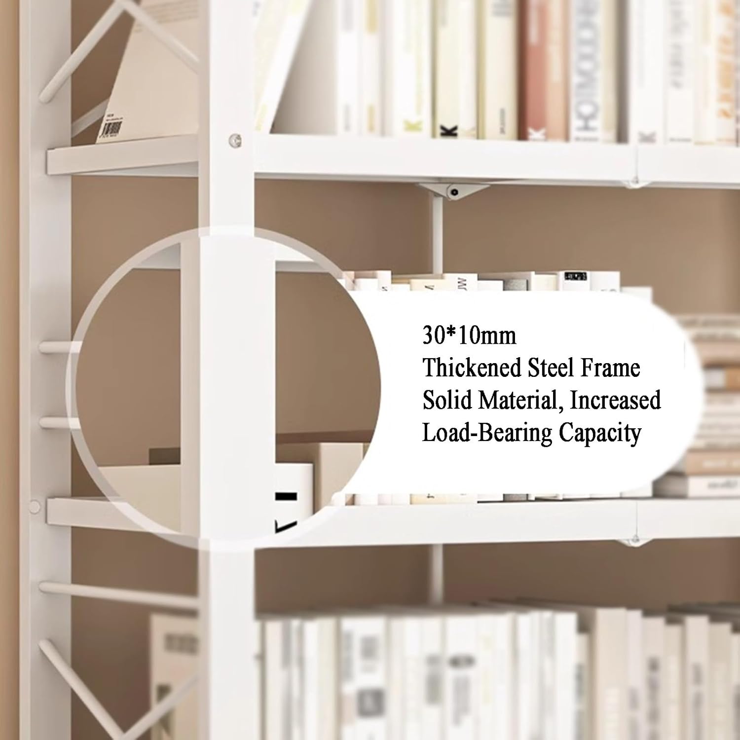 2/3/4/5 Cube Wooden Bookshelf, Easy Mobile Bookshelf, Multi-Layer Home Desk Side with Wheels, for Reading Corner,Living Room (Black,White)(Black,5tier) (Black 5tier)