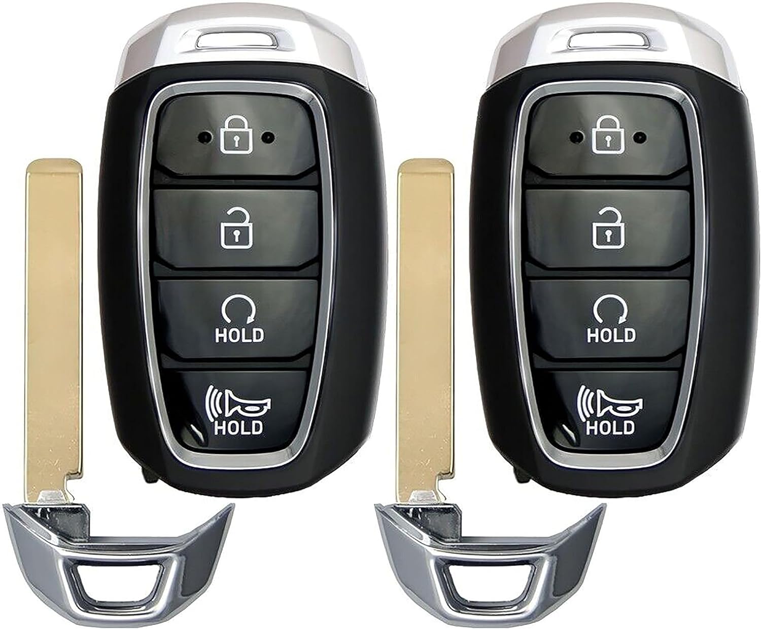 2X New Replacement Proximity Key Fob Remote Compatible with & Fit for 2020-2021 Hyundai Palisade - MPN TQ8-FOB-4F19-09