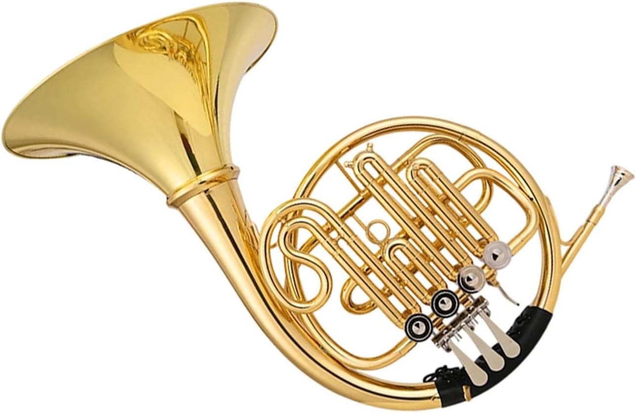 4 Key French Horn French Horn Instrument B Flat F Key Single And Double Row Adult Professional Teaching Performance(Single)