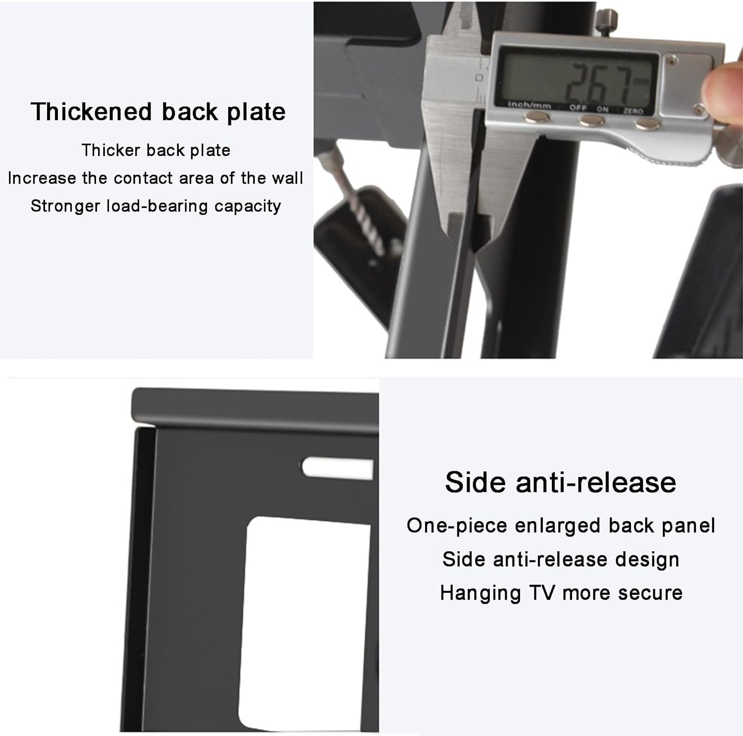 Ceiling TV Mount Stand - Tv Wall Mount,Adjustable Tilt Swivel TV Stand,for 43-65 Inch TVs,TV Bracket Holds Two Screen,Max VESA 600x400mm,Two Installation Methods,Easy to