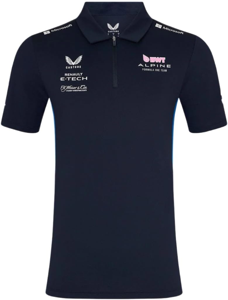 Castore Alpine Racing F1 2025 Men's Team Polo Shirt