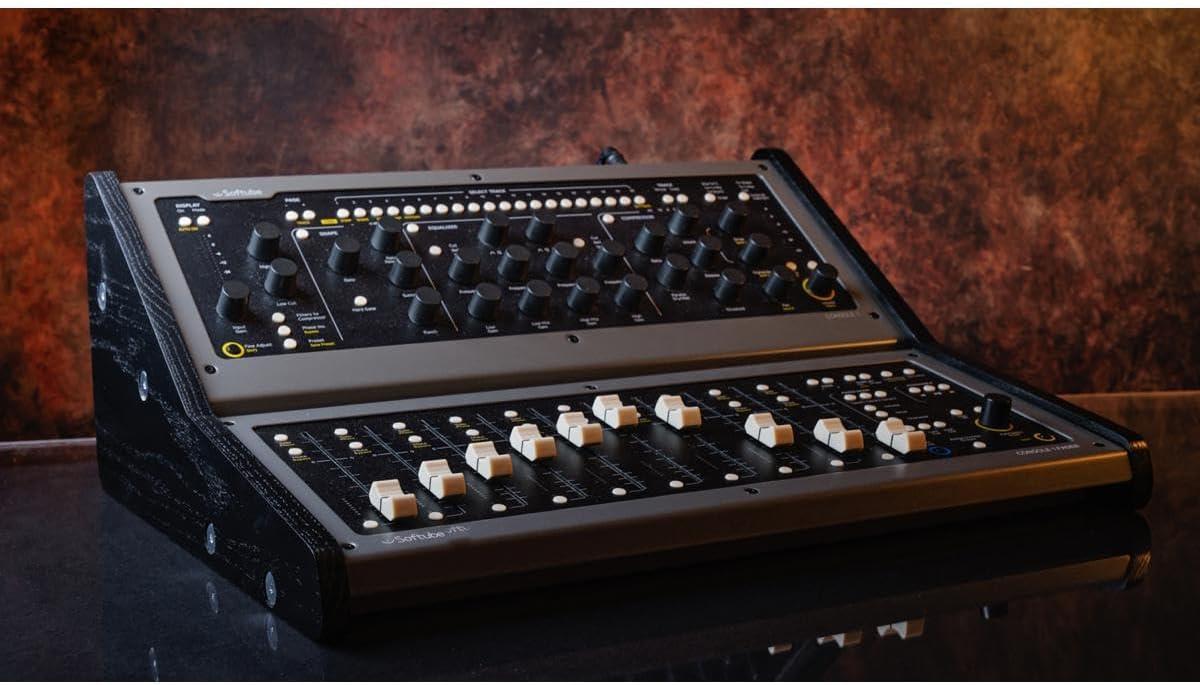 PC-CS1F-Black Softube Console 1 and Console 1 Fader Desktop Stand - Black Stain