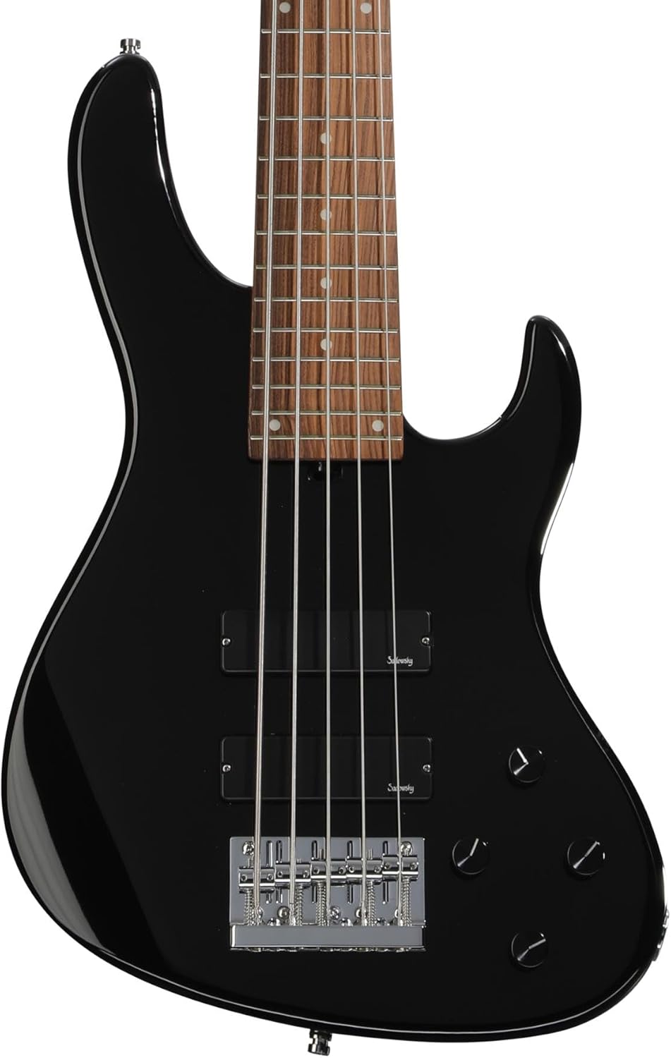 Sadowsky MetroExpress Modern 5-string Bass Guitar - Black, Morado Fingerboard