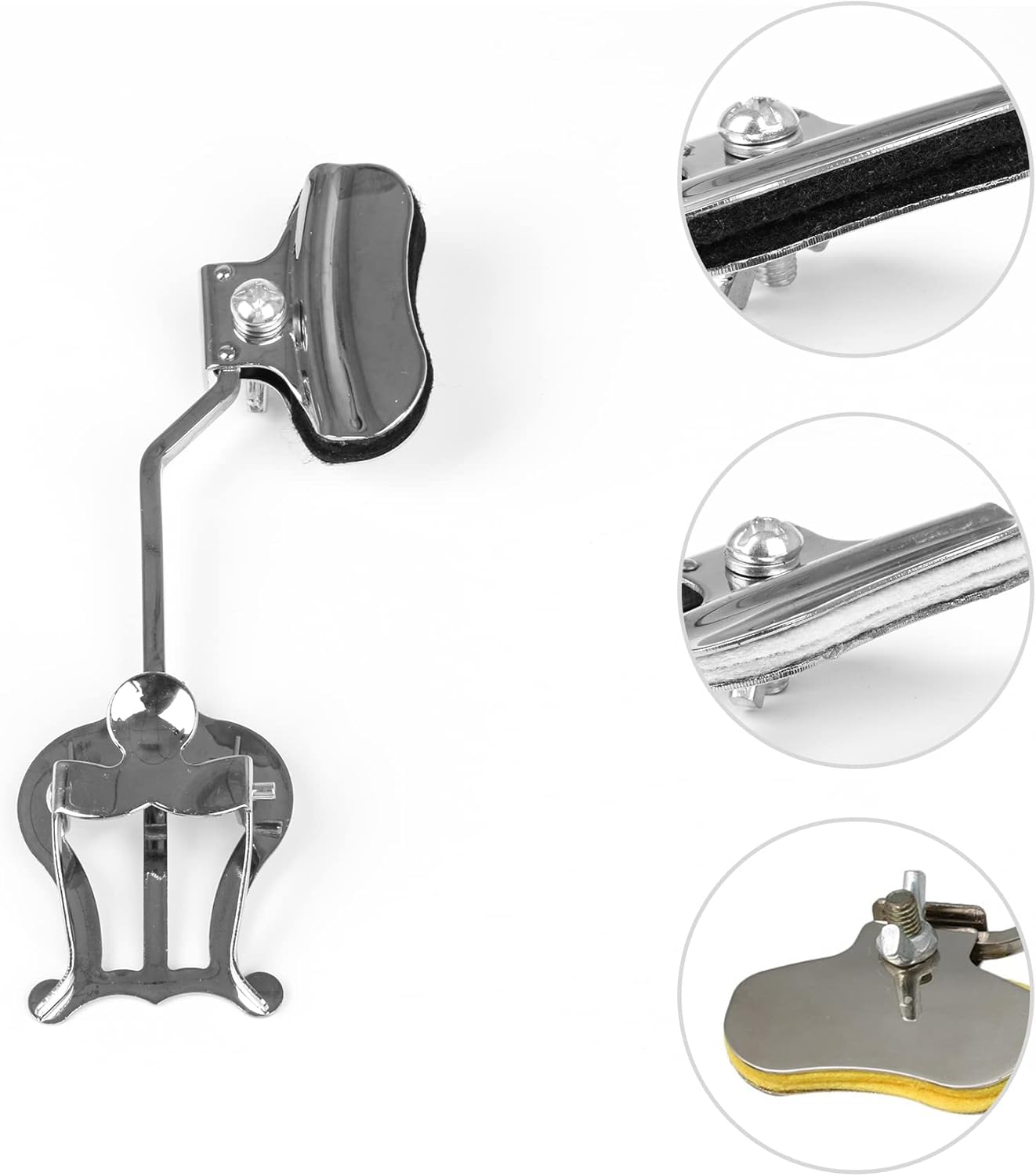 10PCS Trombone Lyre Clip on, Metal Sheet Music Clip Clamp- On Holder, Sheet Trombone Music Score Clamp, Generic Marching Lyre, Wind Instrument Sheet Music Stand