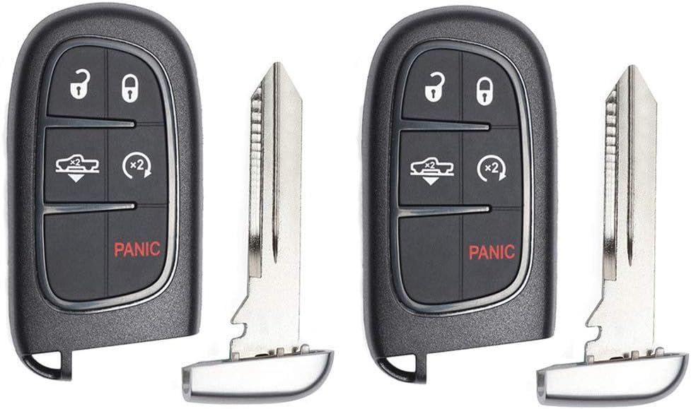 Beefunny Remote Start Smart Car Key Fob 433MHz 4A Chip for Air Suspension Dodge Ram 1500, 2500, GQ4-54T (2)