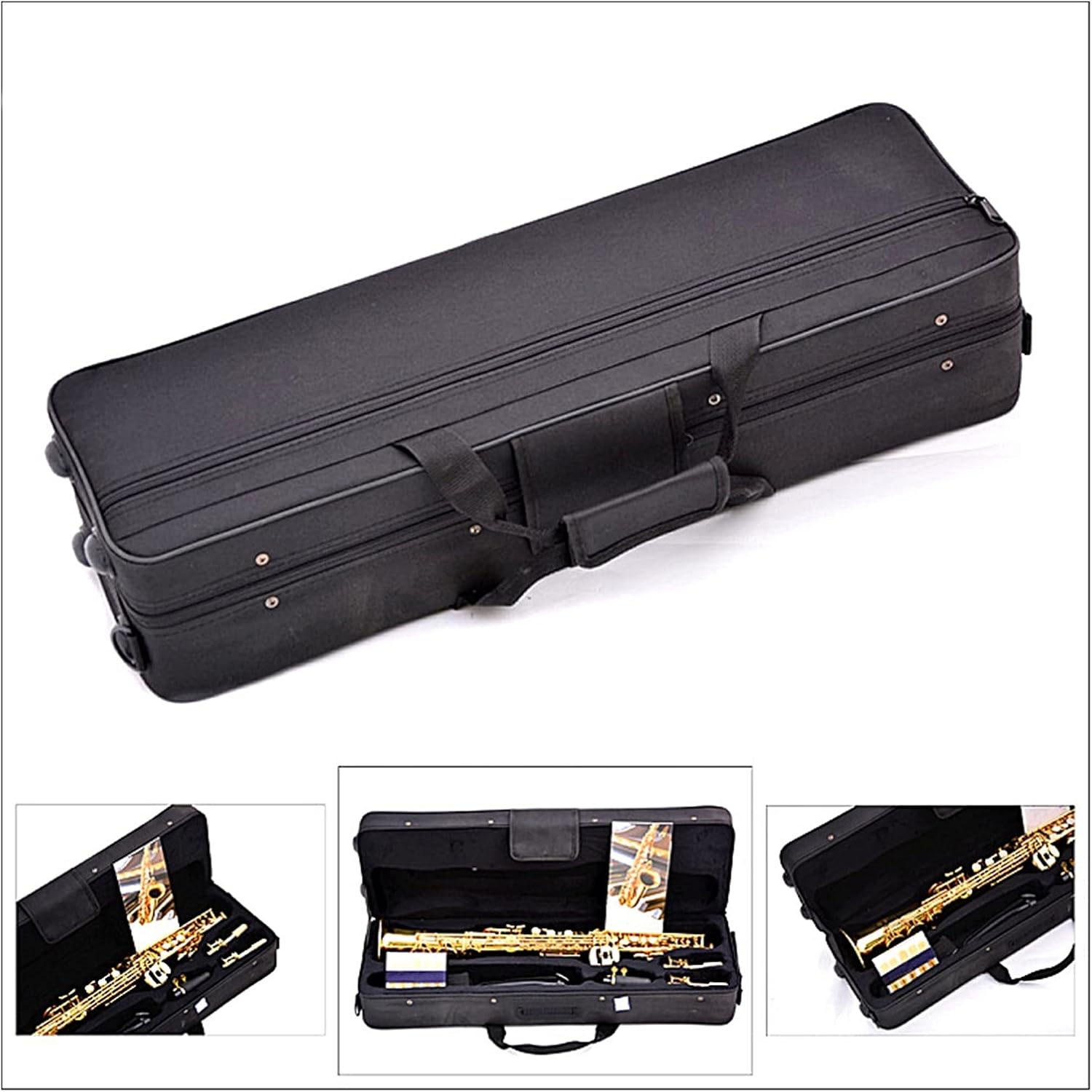 Saxophone Straight B-Flat Soprano Saxophone/Tube Key Type Woodwind Instrument