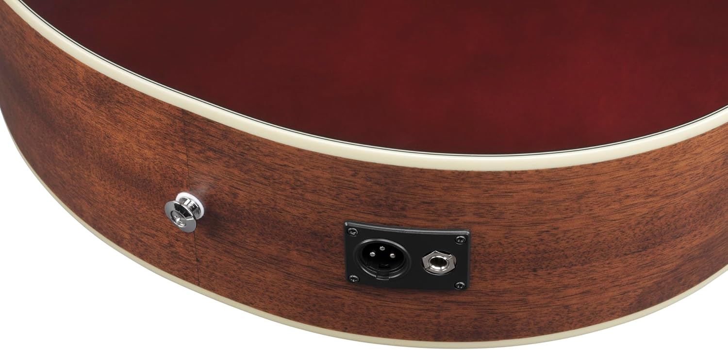 Ibanez AE100 Acoustic-electric Guitar - Burgundy Flat