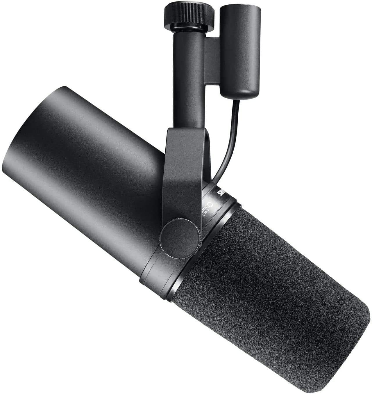 Shure SM7B Vocal Dynamic Microphone for Broadcast, Podcast & Recording, XLR Studio Mic, Detachable Windscreen - Black & Shure SRH440A Over, Adjustable & Collapsible Design - 2022 Version