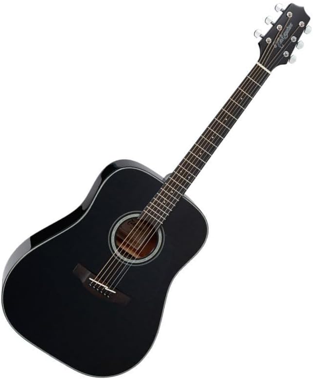 Takamine GD30-BLK Dreadnought Acoustic Guitar, Black