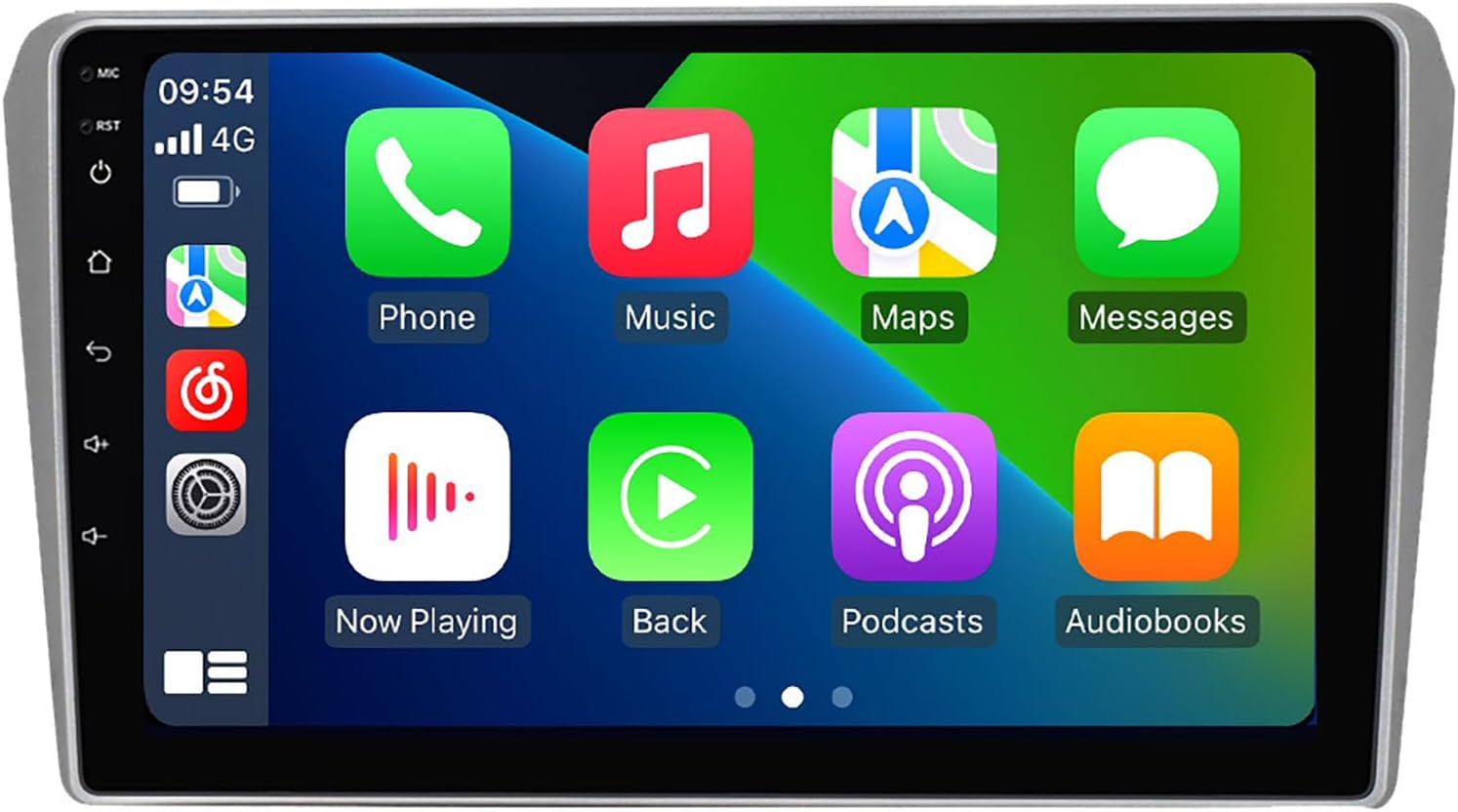 9 Inch HD Screen Car GPS Navigation for Toyota Avensis 2004 2005 2006 2007 2008, Android 14 Phone Connection Car Stereo Multimedia Player with FM Radio Video DVD