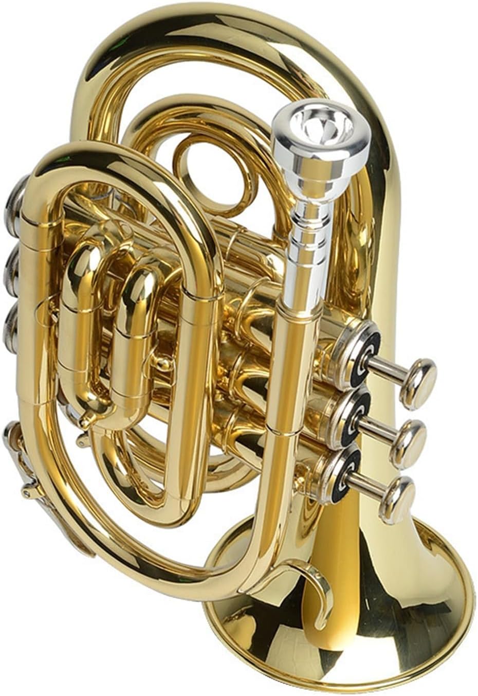 B flat mini trumpet cornet suitable for beginners