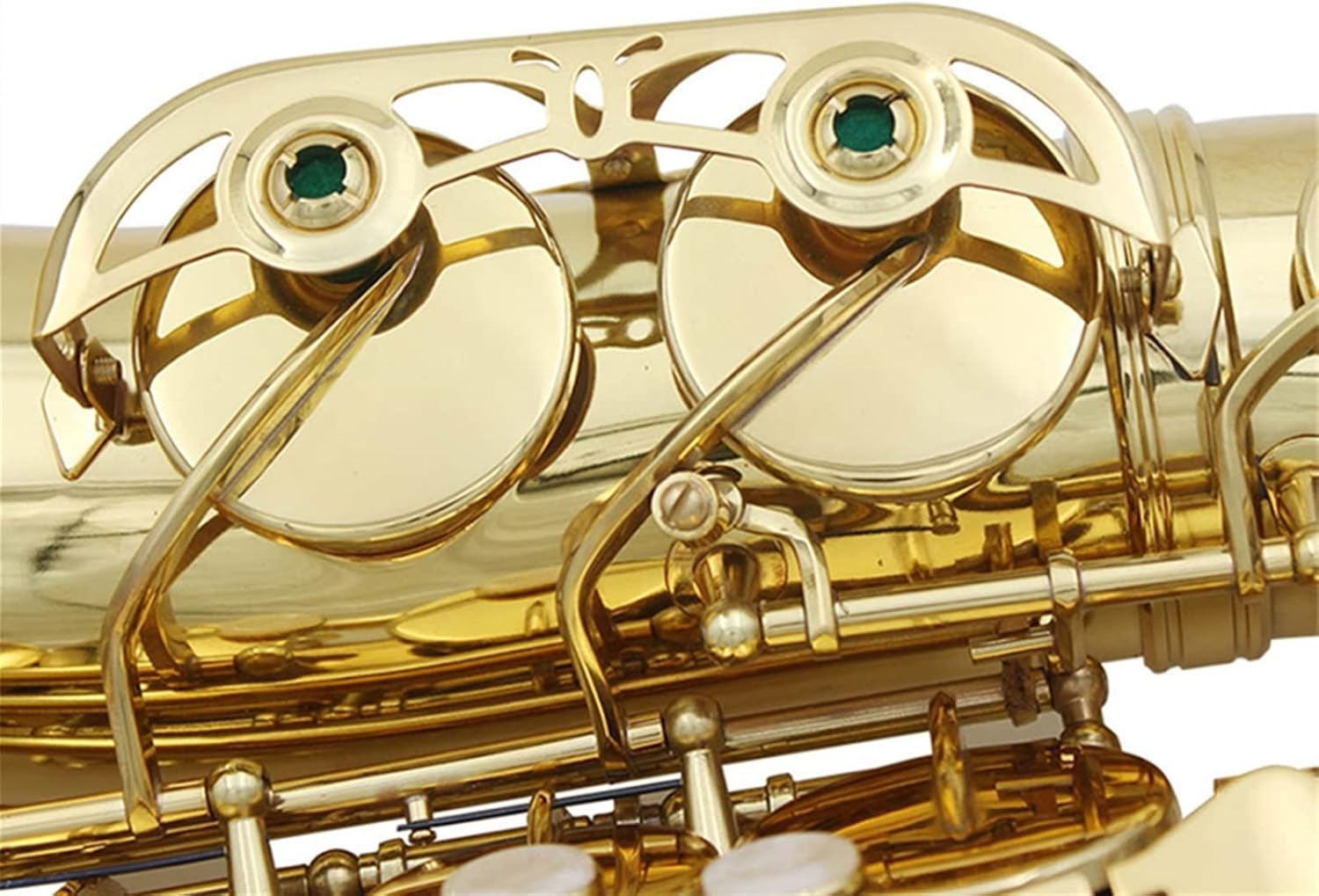 EB Alto Saxophone Brass Gold Lacquer E Flat Woodwind Musical Instrument with Case