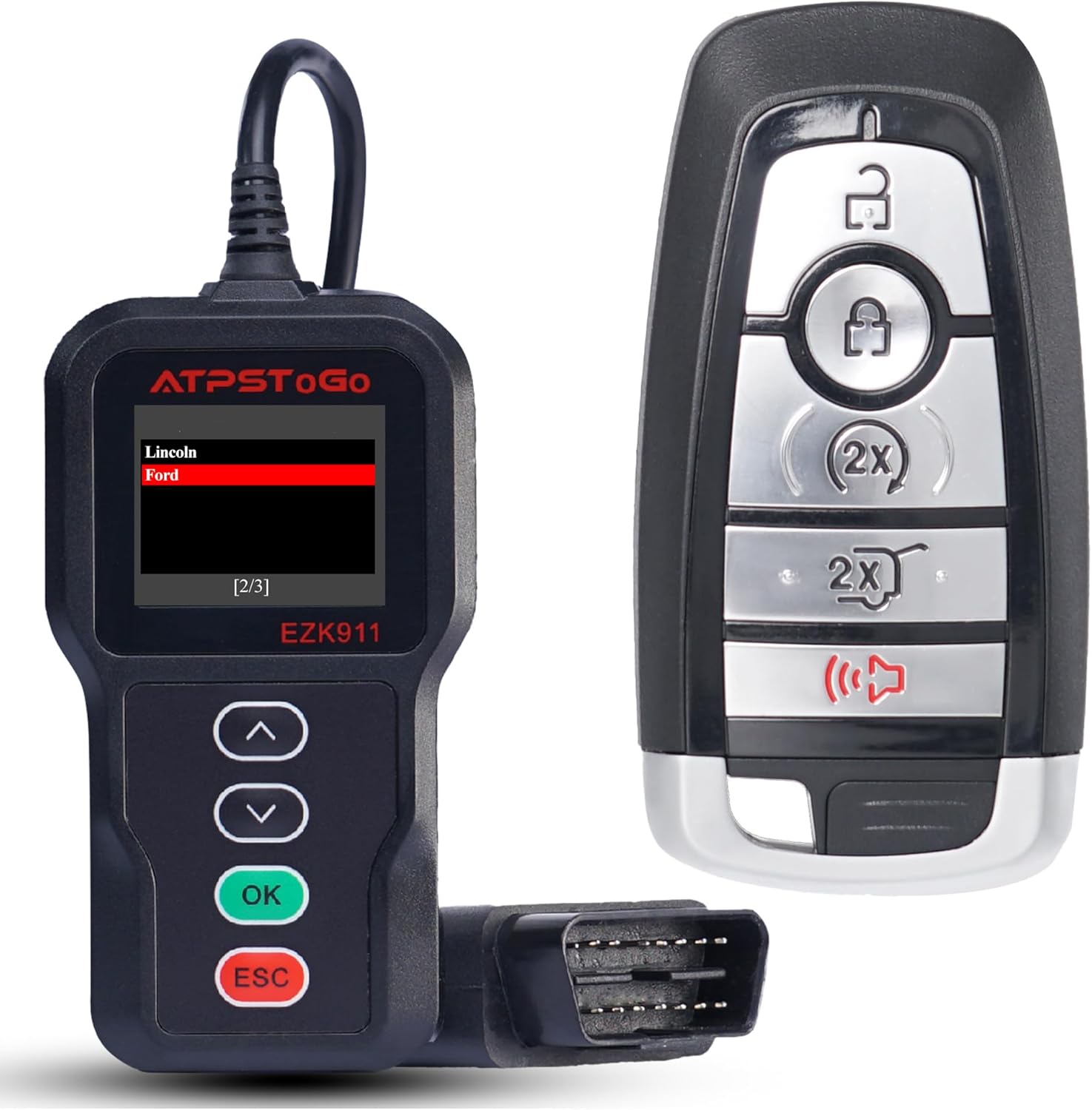 DIY Key Fob Replacement Fits for Ford Explorer Expedition Edge Lincoln Aviator Navigator 2018 2019 2020 2021 Keyless Entry Remote Control Replace Kit (M3N-A2C931426, 164-R8198)