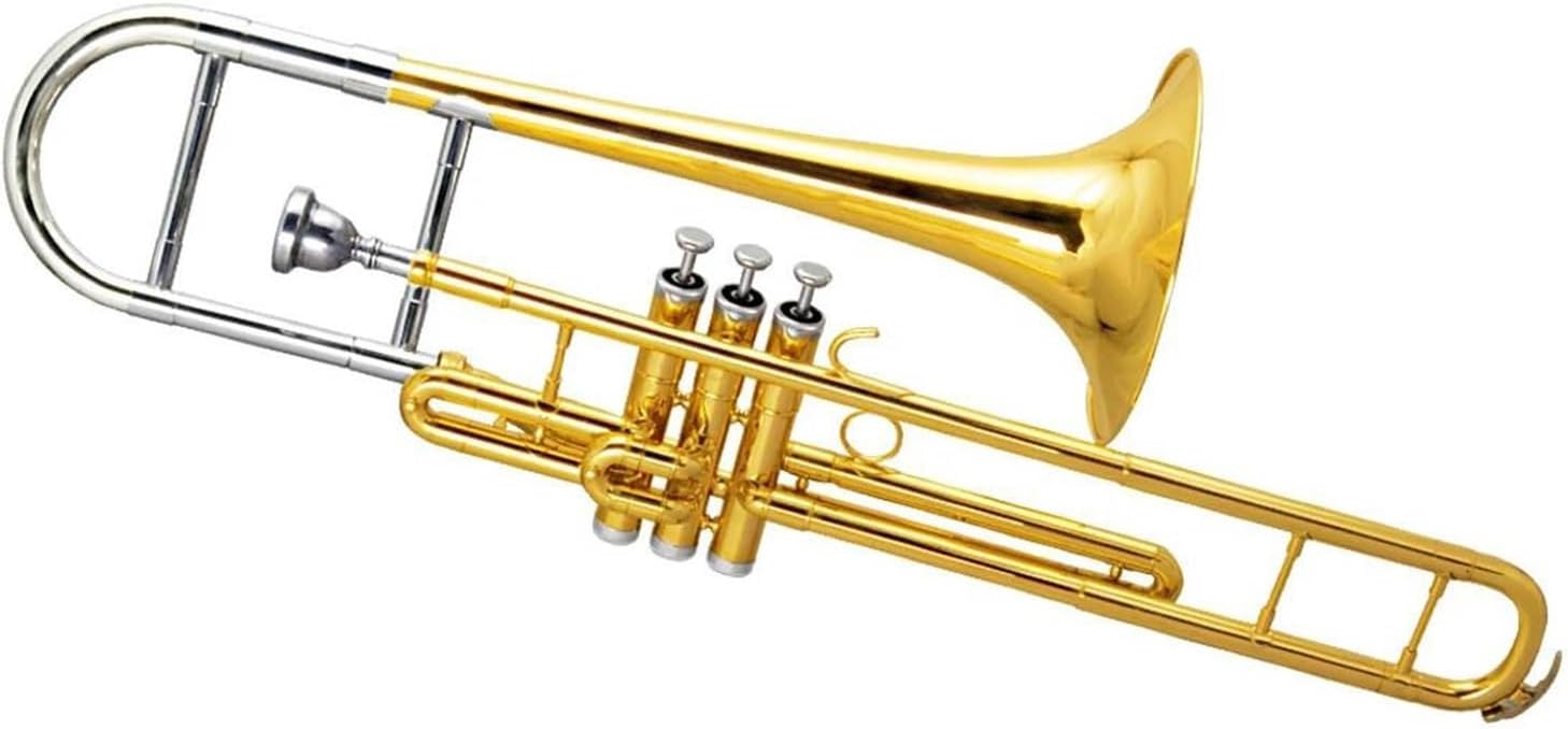 Adult Trombone Instrument F Key Piston Professional Playing Exercises For Beginner Trombone