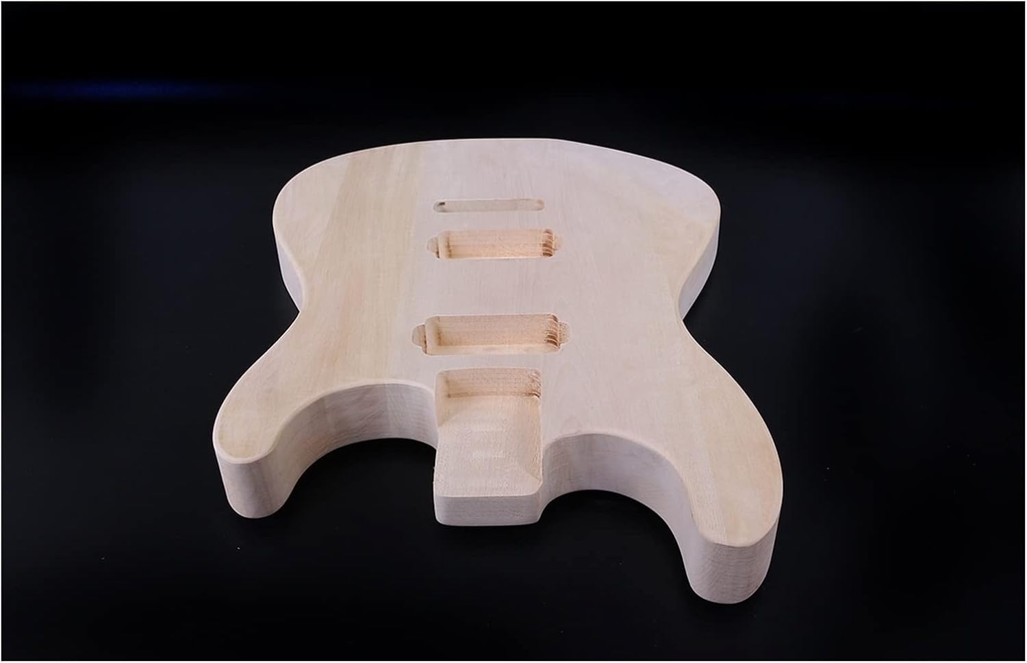 FLFL Fit DIY Electric Guitar Body HH Basswood Guitar Project Hand-Made Unfinished Unfinished Guitar Kit