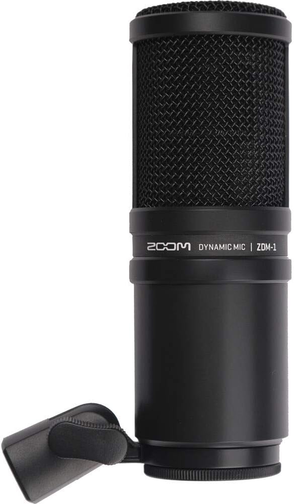 Zoom V3 Vocal Effects Processor + Zoom ZDM-1 Dynamic Microphone + Over-Ear Stereo Headphones + Microphone Stand + Zoom AD-16 9V AC Adapter + Mic Cable + Cloth - Deluxe Bundle