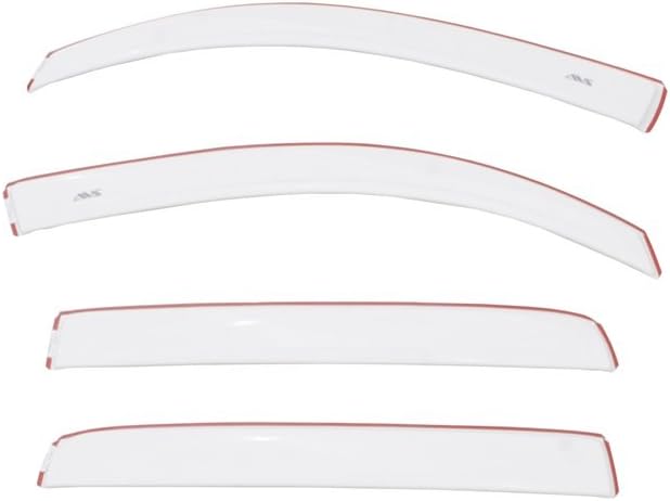 Auto Ventshade [AVS] Low Profile Rain Guards for 2021 - 2023 Toyota Tacoma Double Cab, Super White, 4 pcs. | Window Vent Visors - Super White | 994036-40