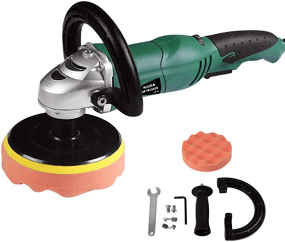 WYYHAA Car Polisher Machine, 1200W Variable Speed 3500Rpm 150Mm Car Paint Care Tool Polishing Machine Sander M14 Electric Floor Polisher