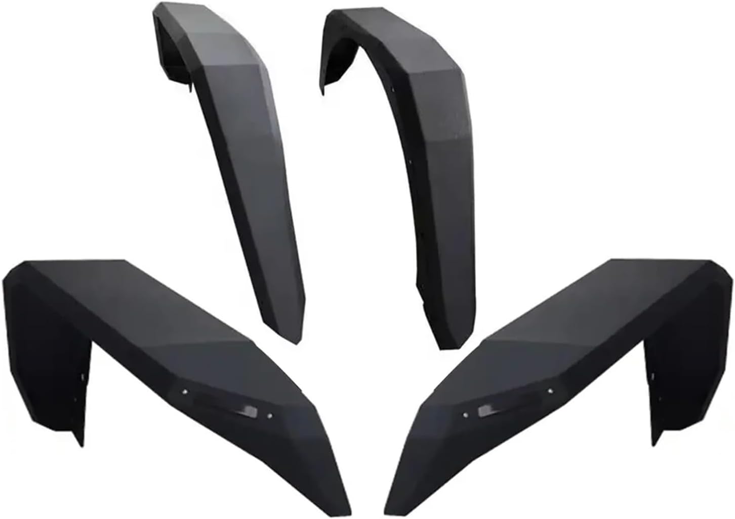 Car Offroad 4x4 Auto Accessories Fender Flare with Light Compatible for Wrangler JL 2018-2023 Trim Front Rear Mudflaps Wheel Eyebrow