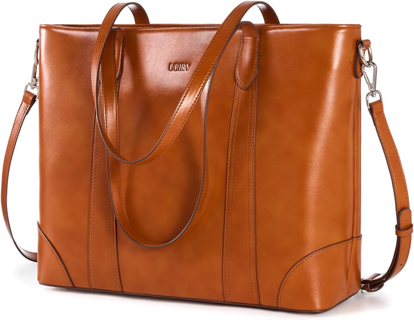 Leather Tote Bag for Women, Large Tote Purses for Women, Designer Vintage Leather Totes Handbags with Multi Pockets