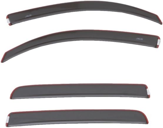 Auto Ventshade [AVS] Low Profile Rain Guards for 2021 - 2023 Toyota Tacoma Double Cab, Magnetic Grey Metallic, 4 pcs. | Window Vent Visors - MAGNETIC GREY METALLIC | 994036-1G3