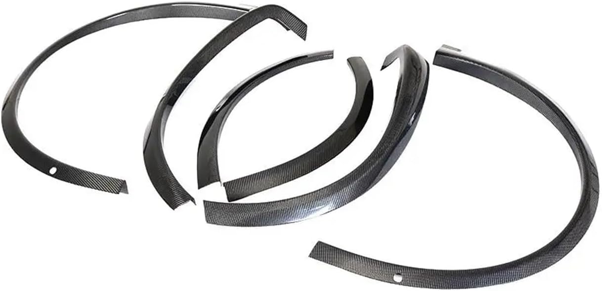 Carbon Fiber Car Wheel Arches Eyebrow Fender Flares Compatible for Tesla Model X 2016 2017 2018 Car Mud Splash Mud Flaps Strips