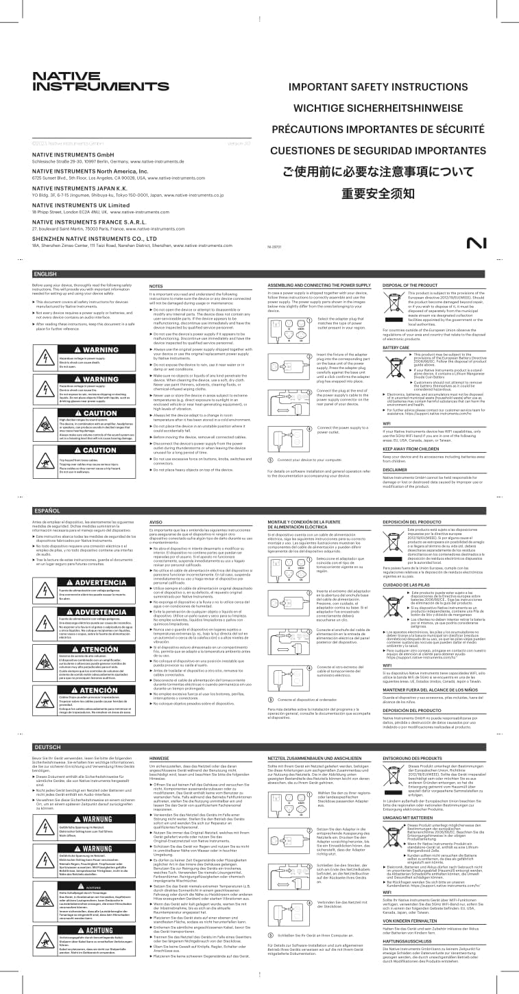 Native Instruments Komplete Kontrol A25 Controller Keyboard