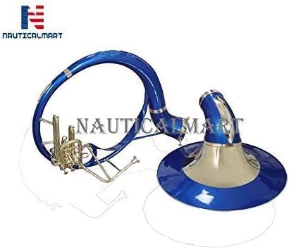 Bb Flat Silver Nickel Plated Sousaphone Tuba With Free Hard Case+Mouthpiece Big Bell Tubas Musical Instrument Gift