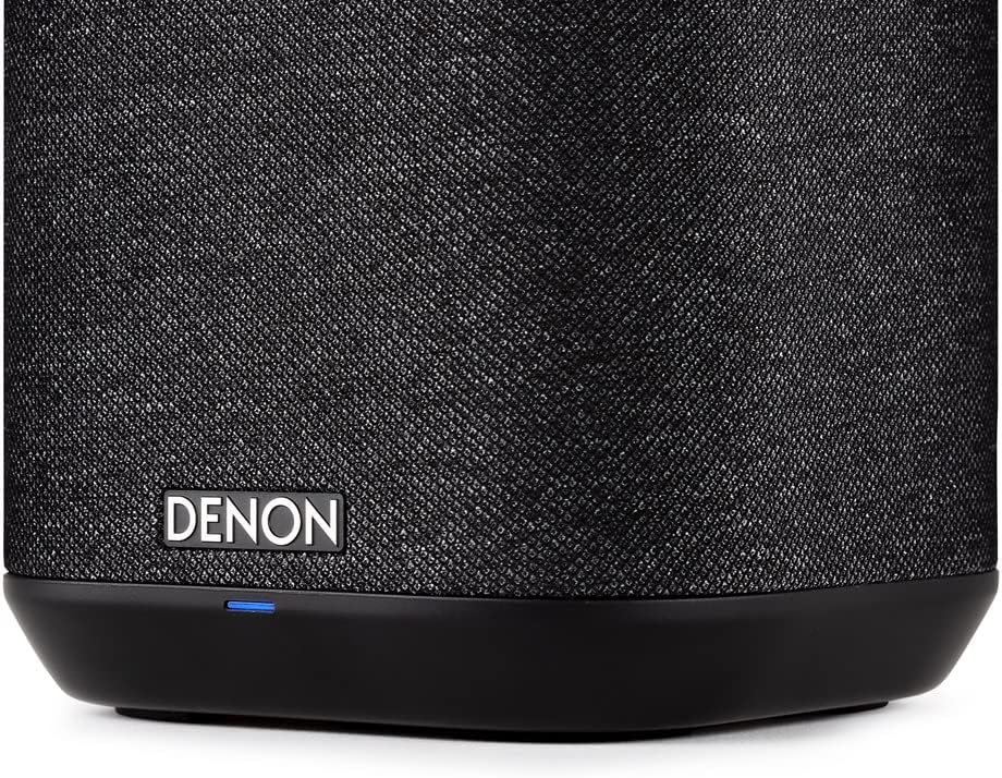 Denon Home 150 Wireless Smart Speaker – Compact Design, Wi-Fi & Bluetooth, HEOS Built-in, Alexa Built-in, Siri & AirPlay 2, Spotify Connect, Multi-Room Support, Black