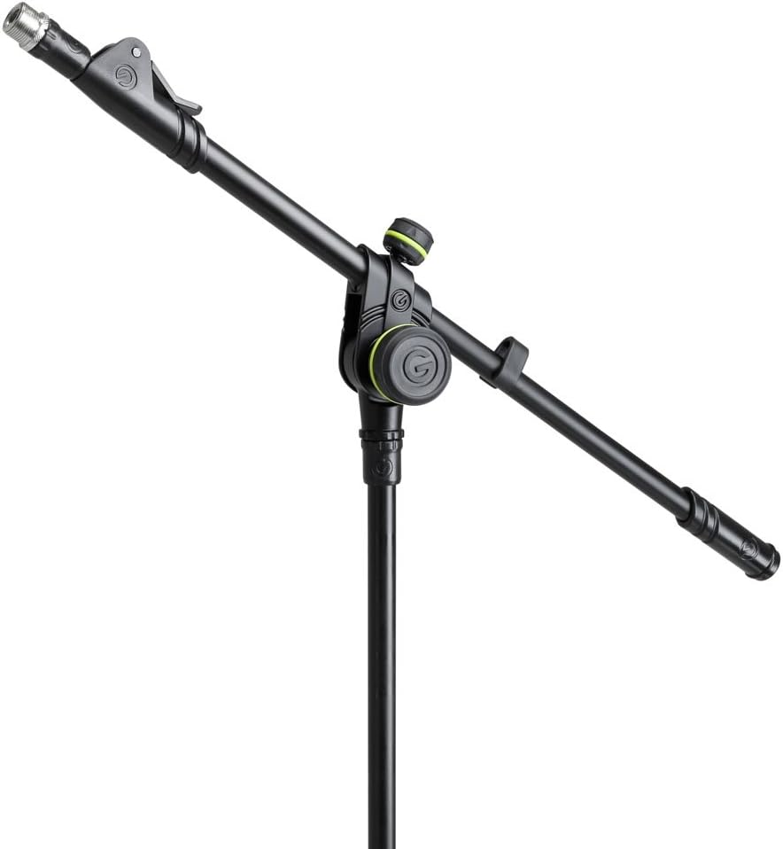Gravity GMS4322B MS 4322 B Microphone Stand with Folding Tripod Base & 2-Point Adjustment Telescoping Boom