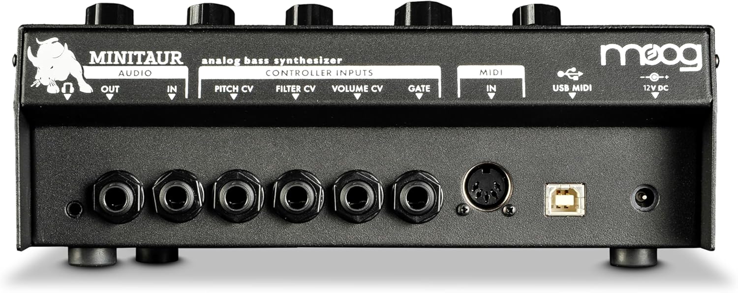 MOOG Minitaur - Analog Bass Synthesizer Module with Headphone Amp, 128 Presets, Software Editor