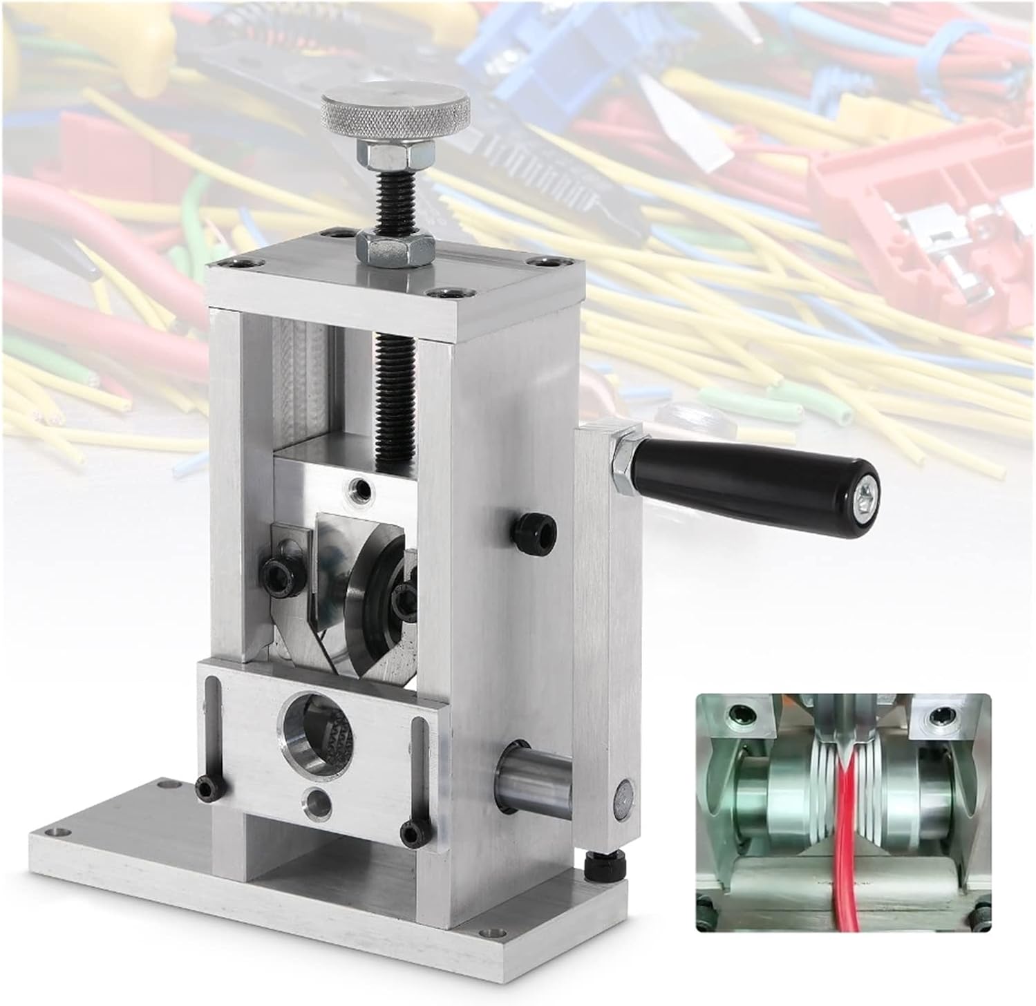 Manual Wire Stripping Machine Copper Cable Scrap Recycle Alloy Steel Cable Peeling Stripper Machine For 1-70mm Diameter Cable with Efficiency