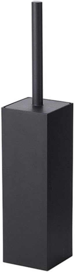 Toilet Brush Square Long Handle Toilet Brush and Toilet Brush with Lid Simple Design Household Cleaning Bathroom Toilet Brush Set (Black) Deep Cleaning