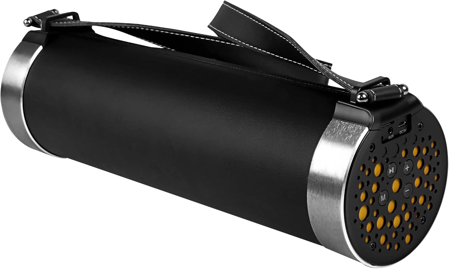 Pyle AZPBMSPG19 Portable Bluetooth Wireless Boombox Stereo System Built-in Rechargeable Battery MP3/Micro SD Reader FM Radio Black