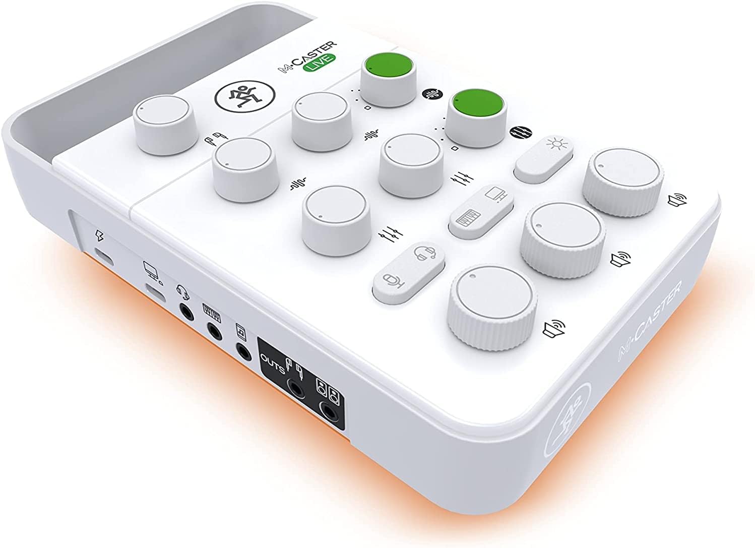 Mackie M-Caster Live White Portable Live Streaming Mixer