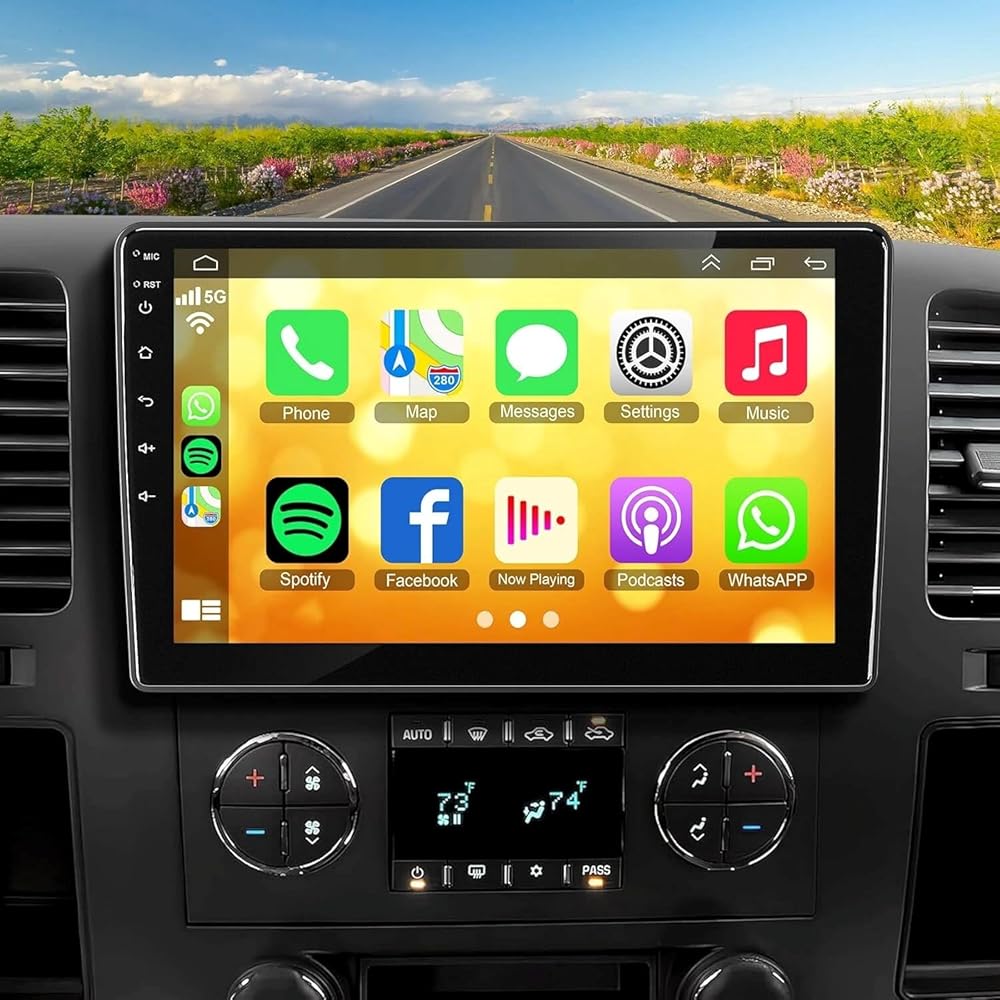 with Carplay Screen for Car 2013 Chevy Impala, 4+64G Radio Upgrade Car Stereo Systems with Wireless Carplay Android Auto 10
