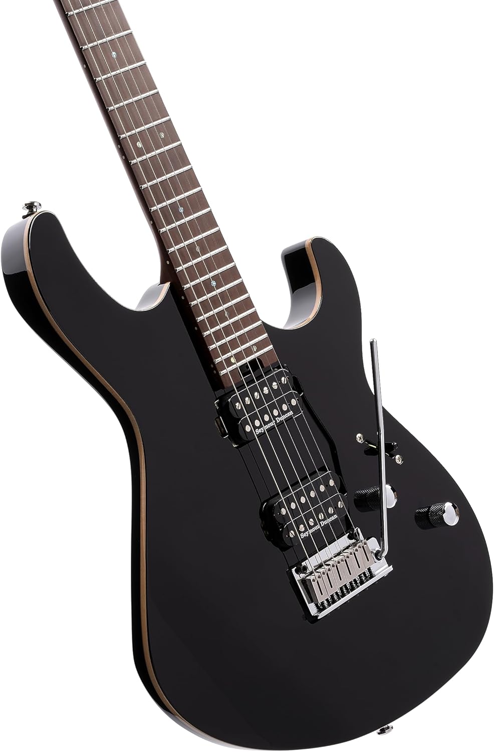 Cort G Series 300 Electric Guitar, Black Gloss Finish