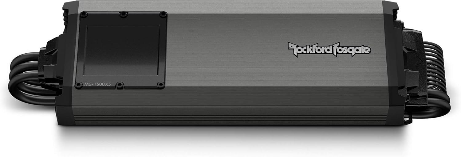 Rockford Fosgate M5-1500X5 IPX6 Element Ready 1500-Watt 5-Channel Marine Amplifier with Dynamic Power