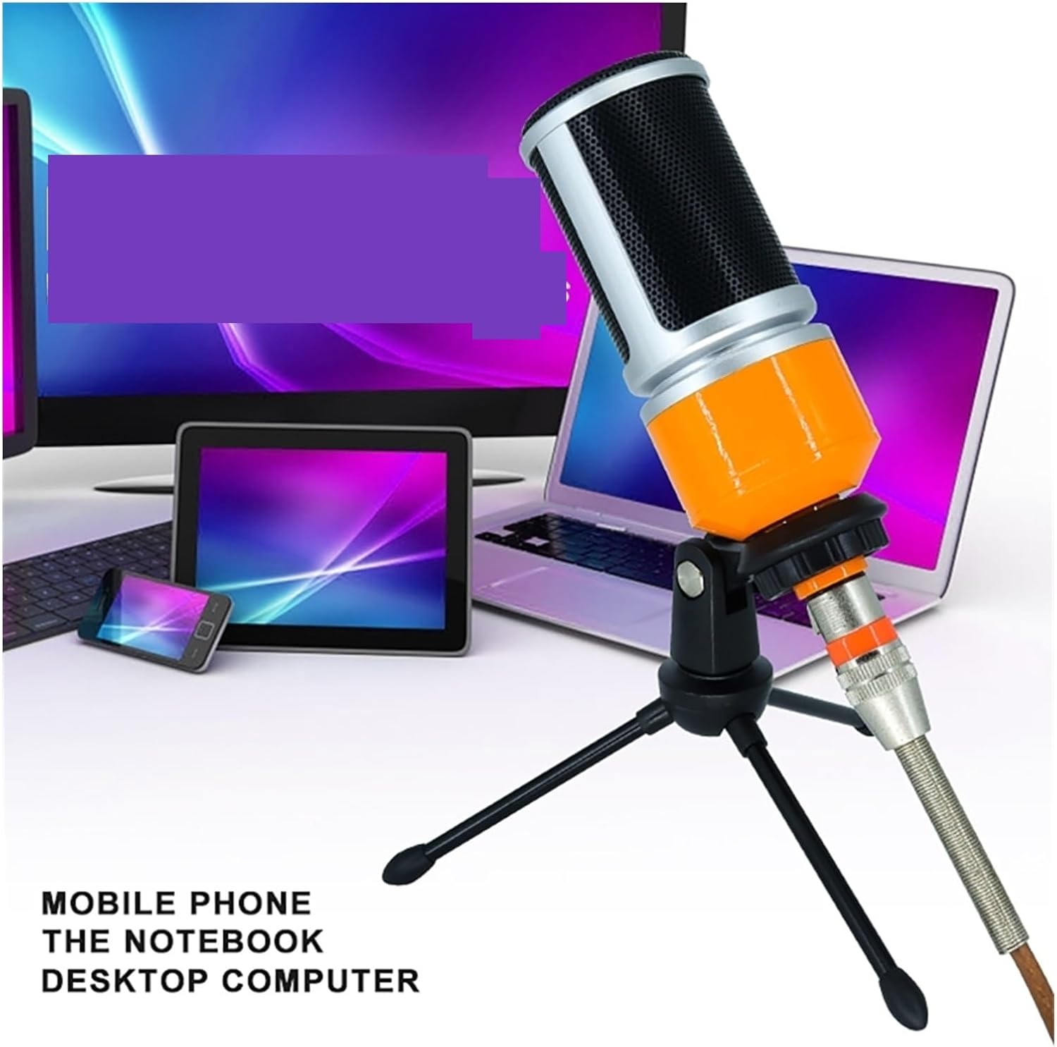 Sound Card Kit Microphone Audio Interface Recording Sound Card Electric Guitar Mixer Professional Mix Console Studio Site Studio Setup for Recording Music