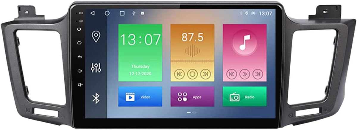 2 Din Car Stereo Carplay Android Auto 10'' Car Radio Receiver MP5 Player for Toyota RAV4 2012-2018 with Bluetooth Backup Camera FM Mirror Link SWC Touchscreen Car Radio