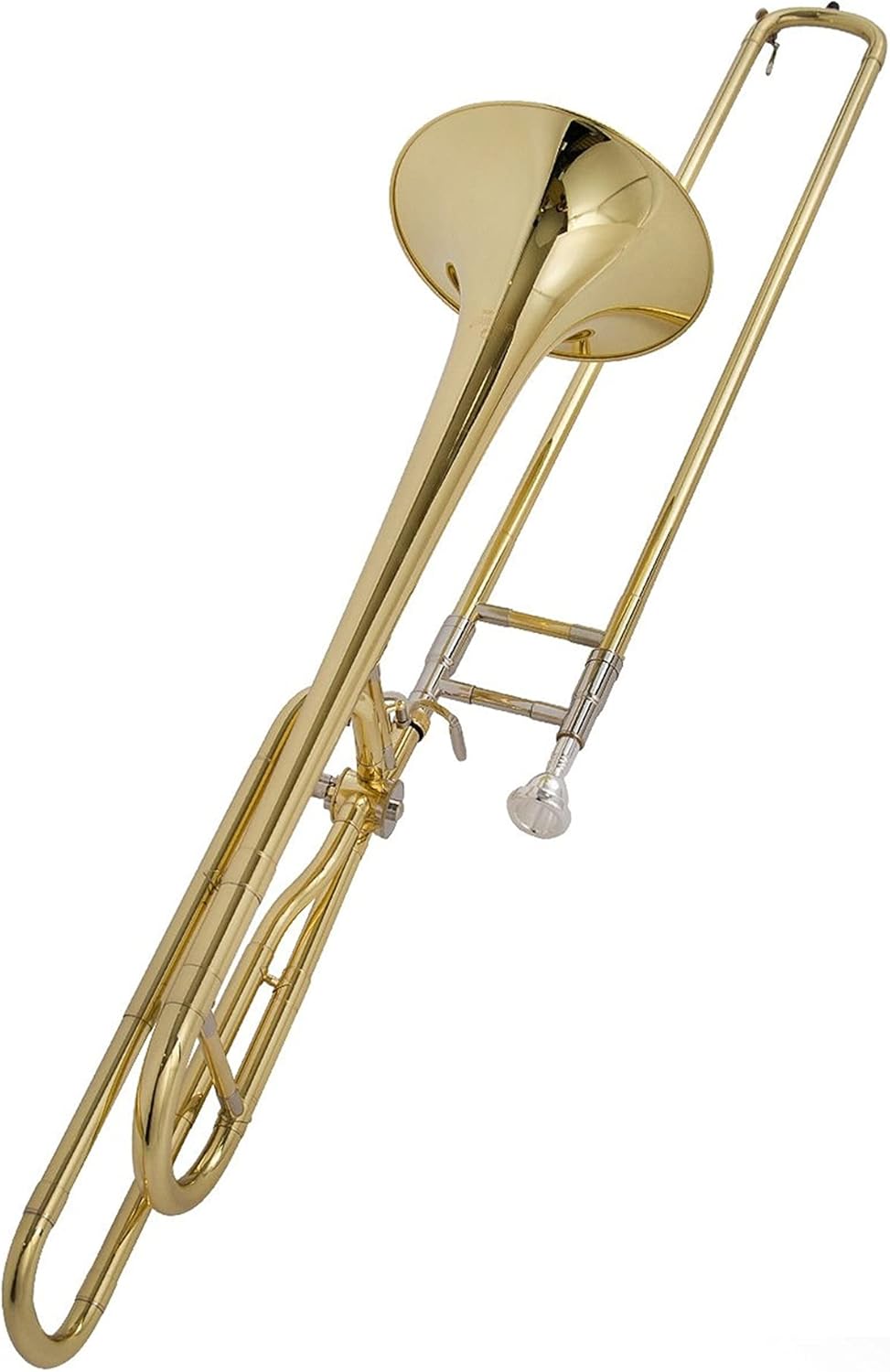 Student Trombone Tune Trombone B/F Drop Lacquer Gold Nickel-Plated Brass Trombone Kit