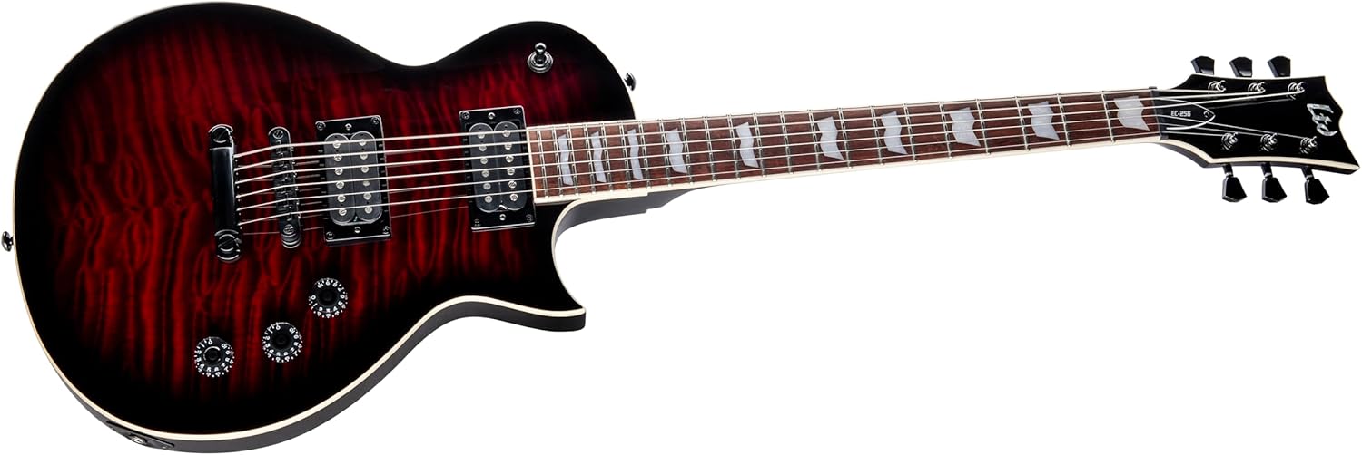 ESP LTD EC-256 Electric Guitar, See-Thru Black Cherry