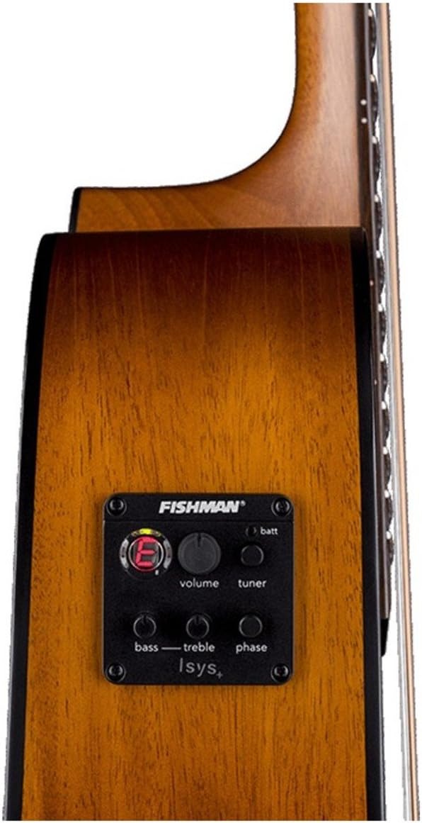 Dean Guitars 6 String Dean St. Augustine Concert Solid Wood Acoustic Electric Guitar - Satin Natural (SACESN)