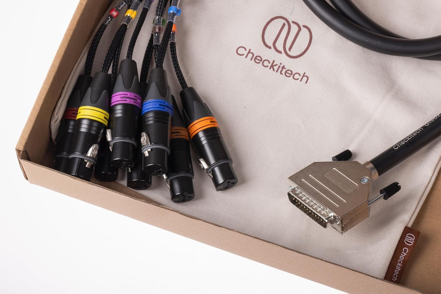 Grafity G1902 AMP DB25 Male to XLR Female 8-Channel Cable -6 Foot