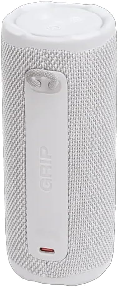 JBL Grip Compact Portable Bluetooth Speaker Bundle with gSport Case (White)