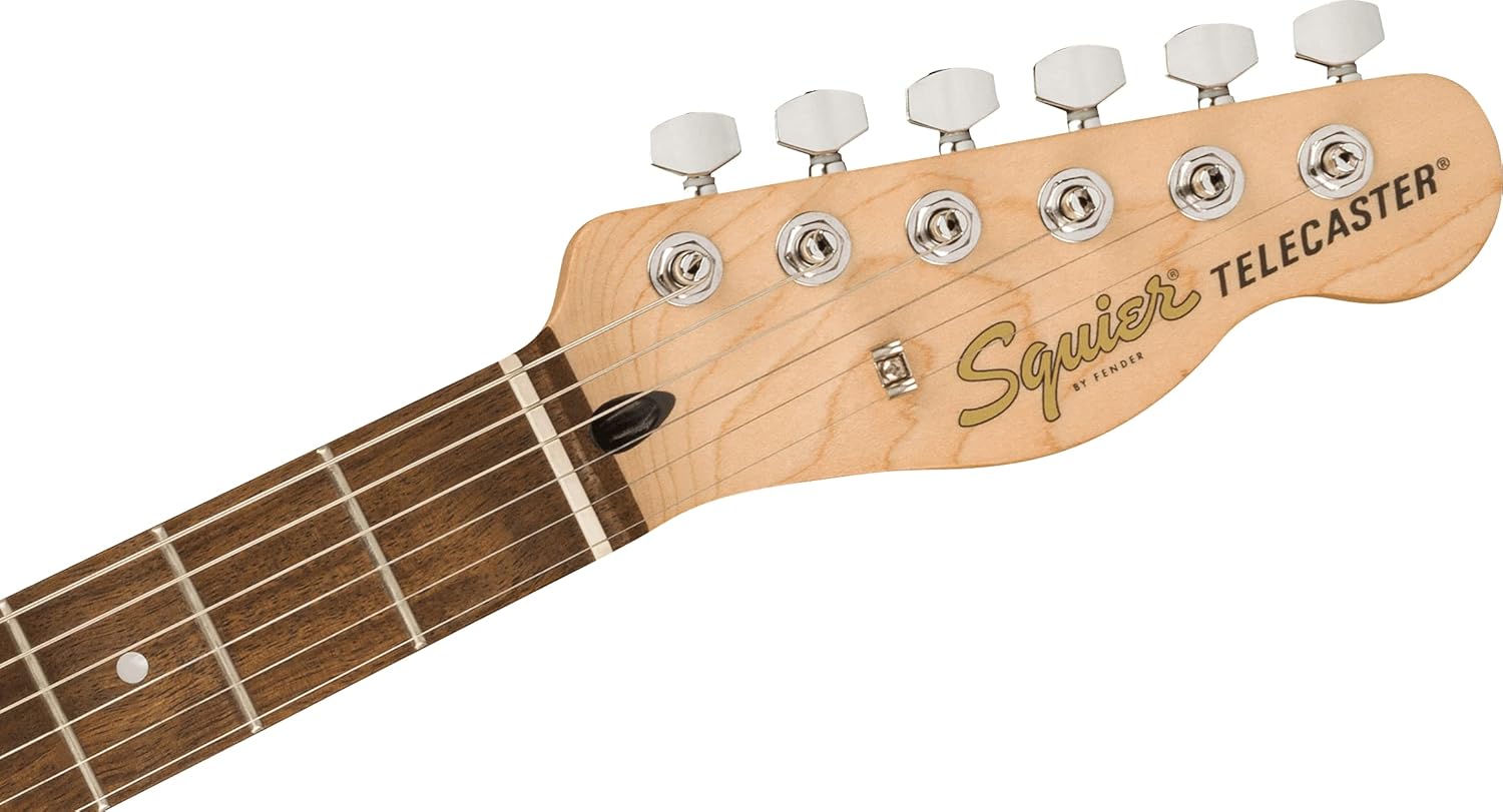 Squier Affinity Series Telecaster Electric Guitar, with 2-Year Warranty, Olympic White, Laurel Fingerboard