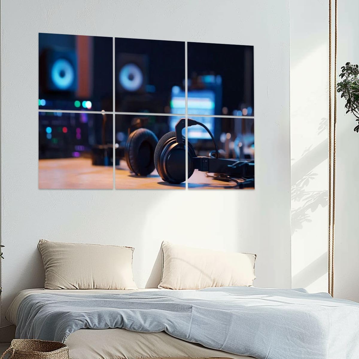 6 Pack Art Acoustic Panels Radio broadcasting station professional equipment Sound Absorbing Panel 48