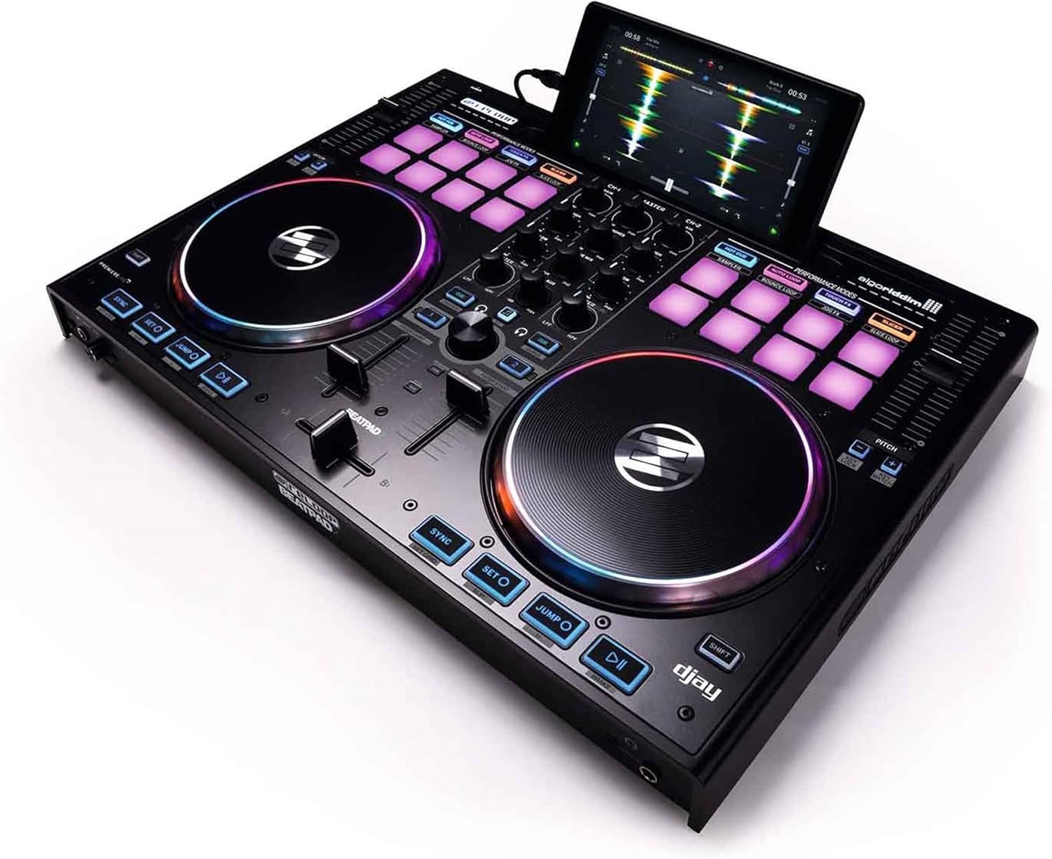 Reloop Beatpad-2 Cross Platform DJ Controller for iPad, Android and Mac